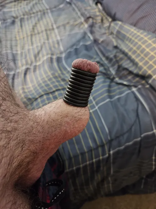 Fun way to measure progress - See how hard you can get while wearing o-rings