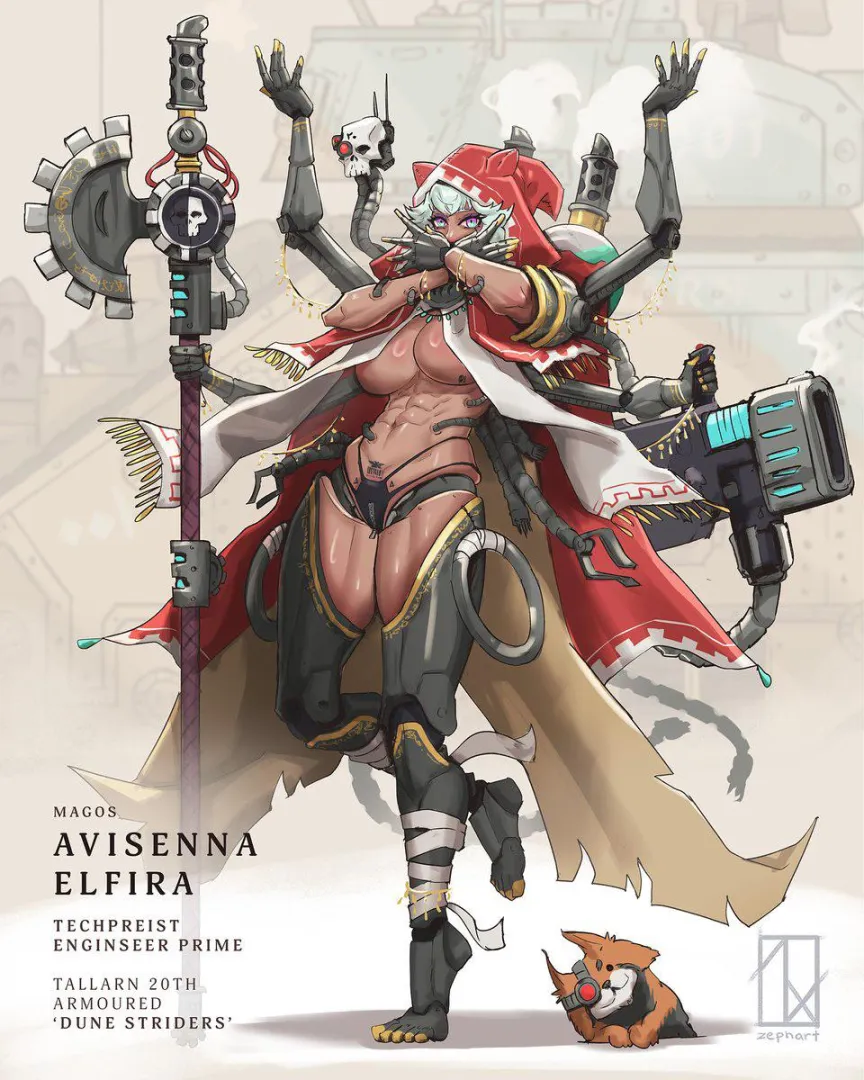 Help her in the rite of lubrication by @zephart_