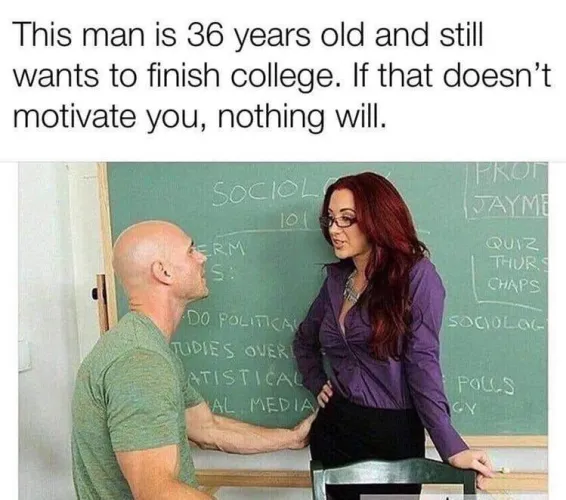 He’s gonna finish something