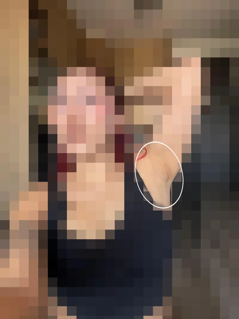 i cant even show u my face because it might be too much, only armpits for betas