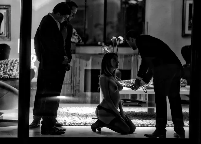 I find peace in being the center of his erotic world. I enjoy the sensual play we've cultivated and I have some of the deepest and most erotic of fantasies. He loves my stories and my penchant for naughty trysts and I'd love to perform for him and a fe