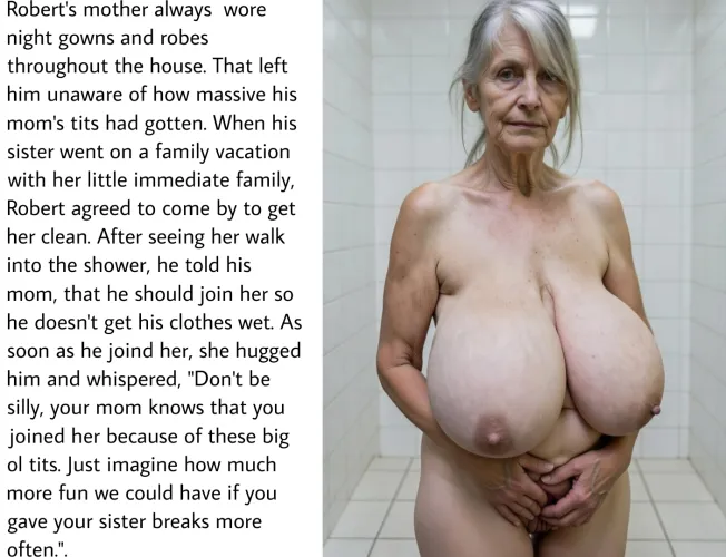 Mom bathed you, so it's your turn