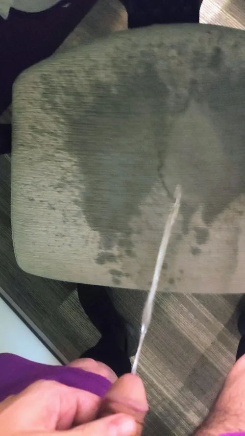 Soaked my office chair today