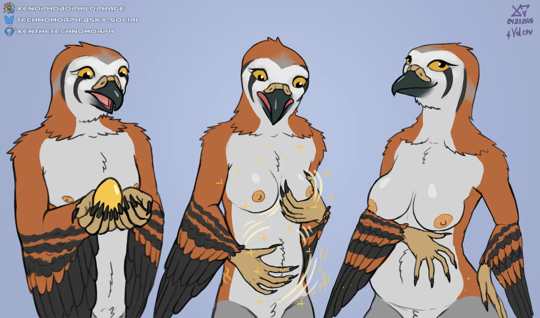 The Golden Egg of Motherhood [Hawk MtF & Preg]