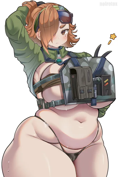 The kind of girl you go to war for, and with (Noiretox)