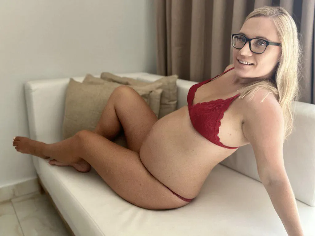 They say pregnancy makes you glow…