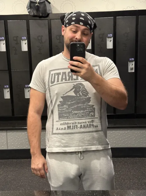 Think I’ll get enough looks at the gym?