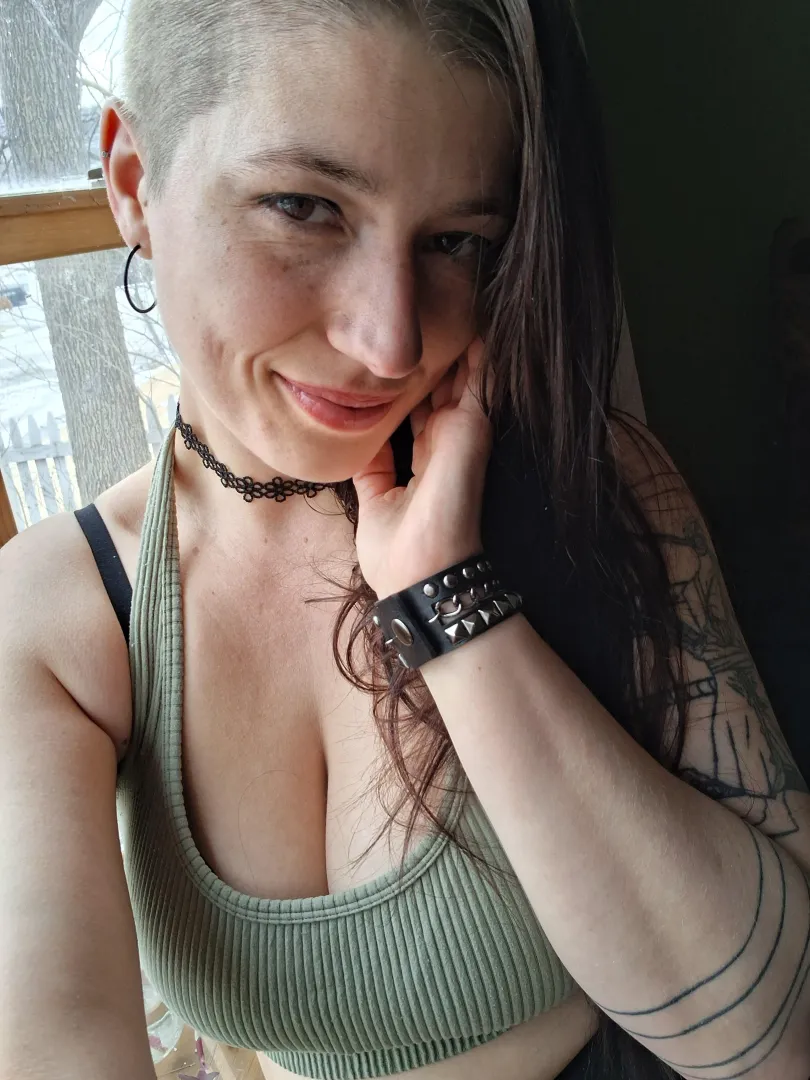 This is the look of a woman with one thing on her mind