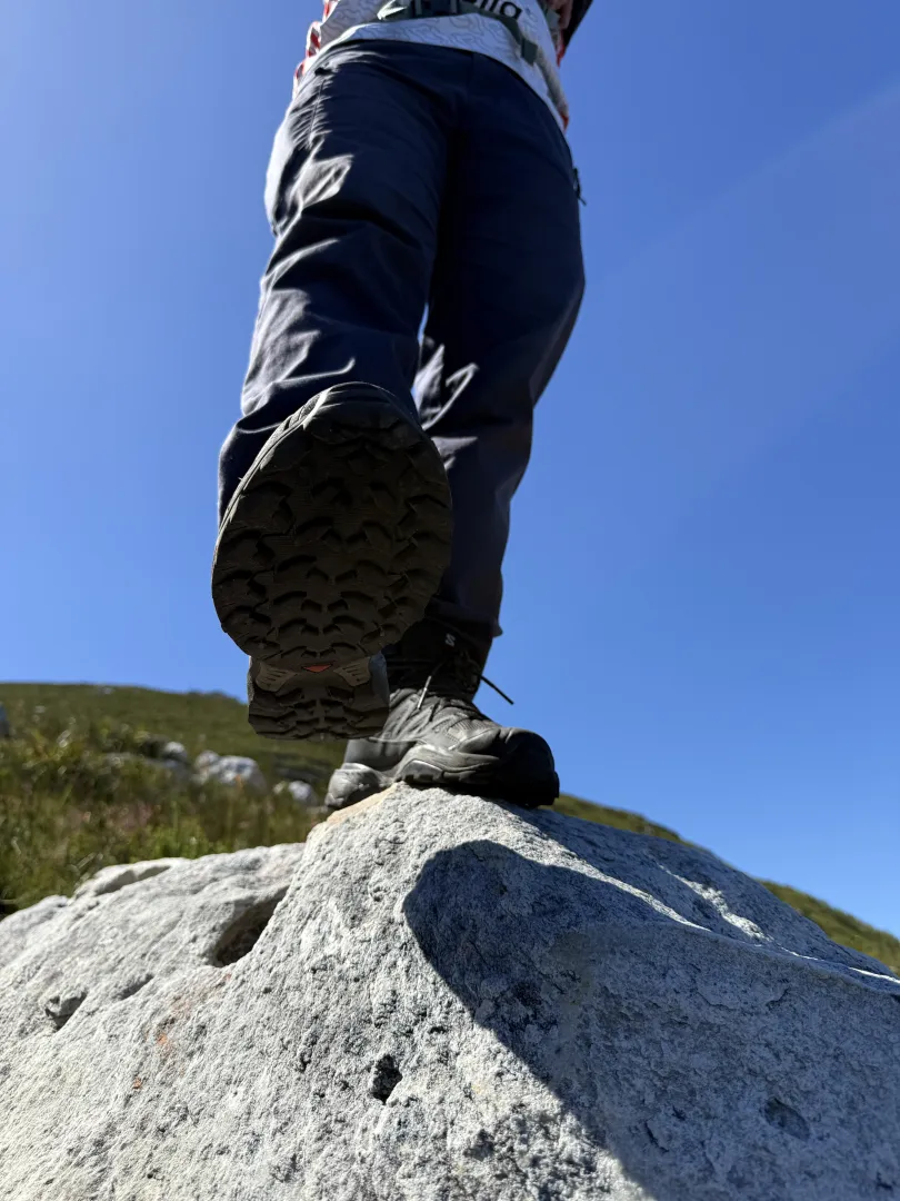 Under my boot. Where you belong