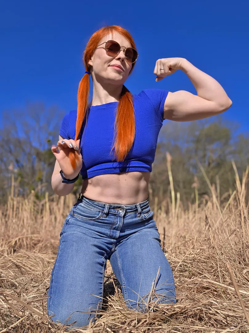 A little flex never hurt anyone… right?