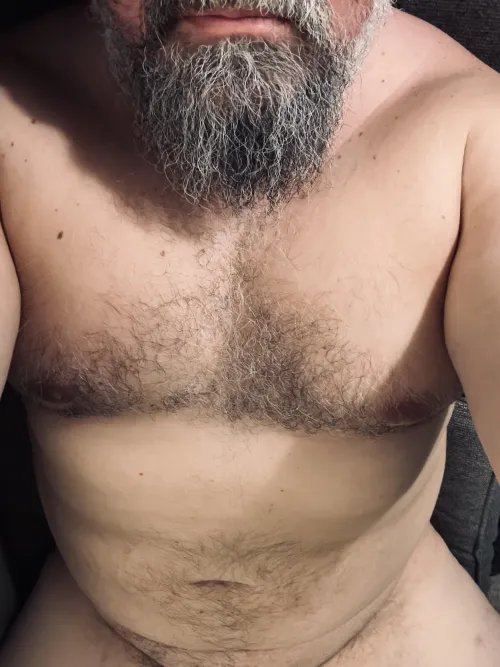 A little more salt than pepper but I like it