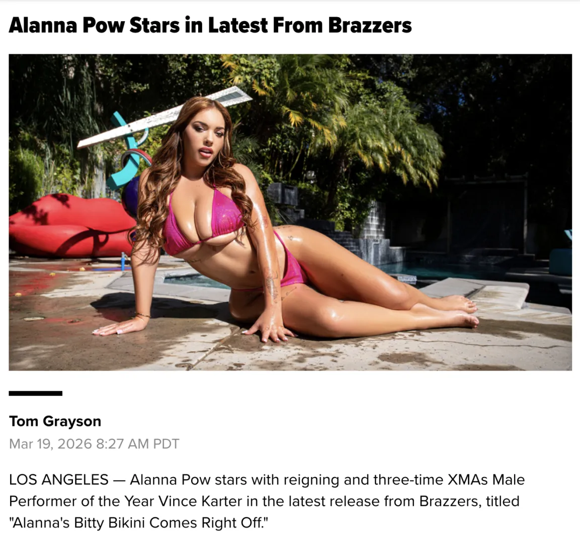 Alanna Pow Stars in Latest From Brazzers