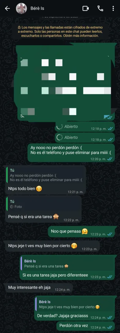 Alguien aquí que hable español? Tengo muchas capturas de textos personales 