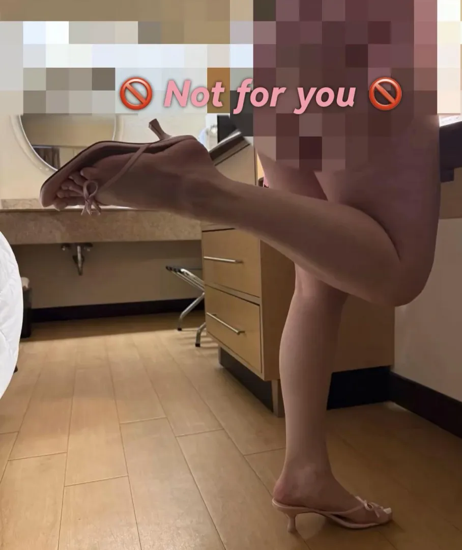 All you get is feet, everything else is censored!