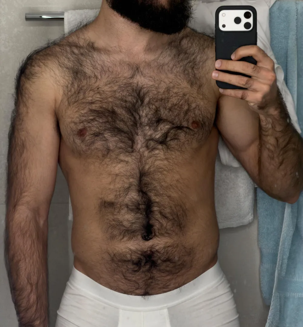 As hairy as the artwork I create