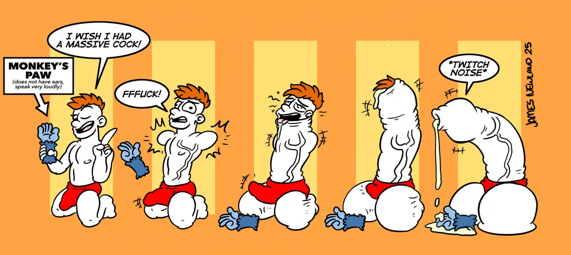 [Body Modification] Monkey's Paw: Massive Cock by SpacePupSilver