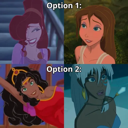 Choose one duo to have sex with: