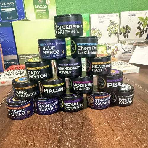 Cold Cure Live Rosin Selection