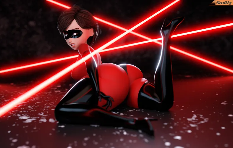 Elastigirl dealing with lasers(Smitty34)