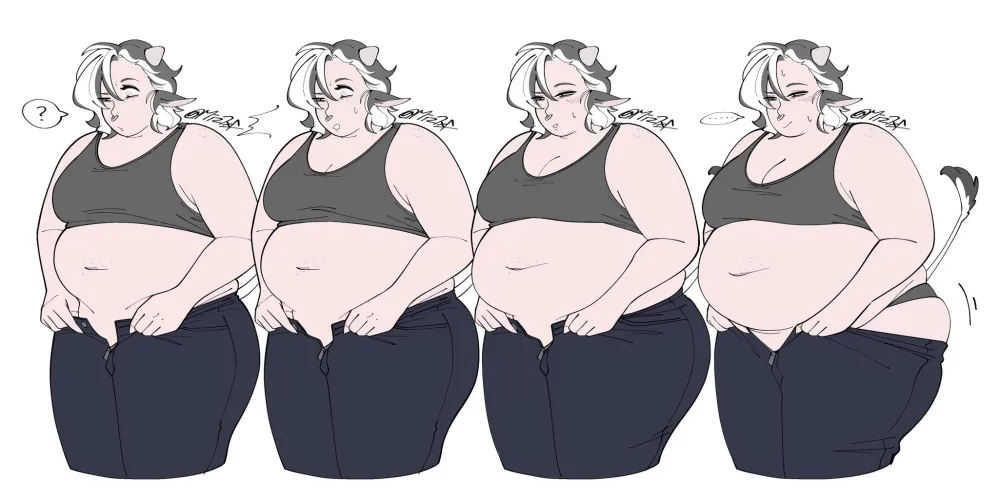 Fat cow (mochimochiland)