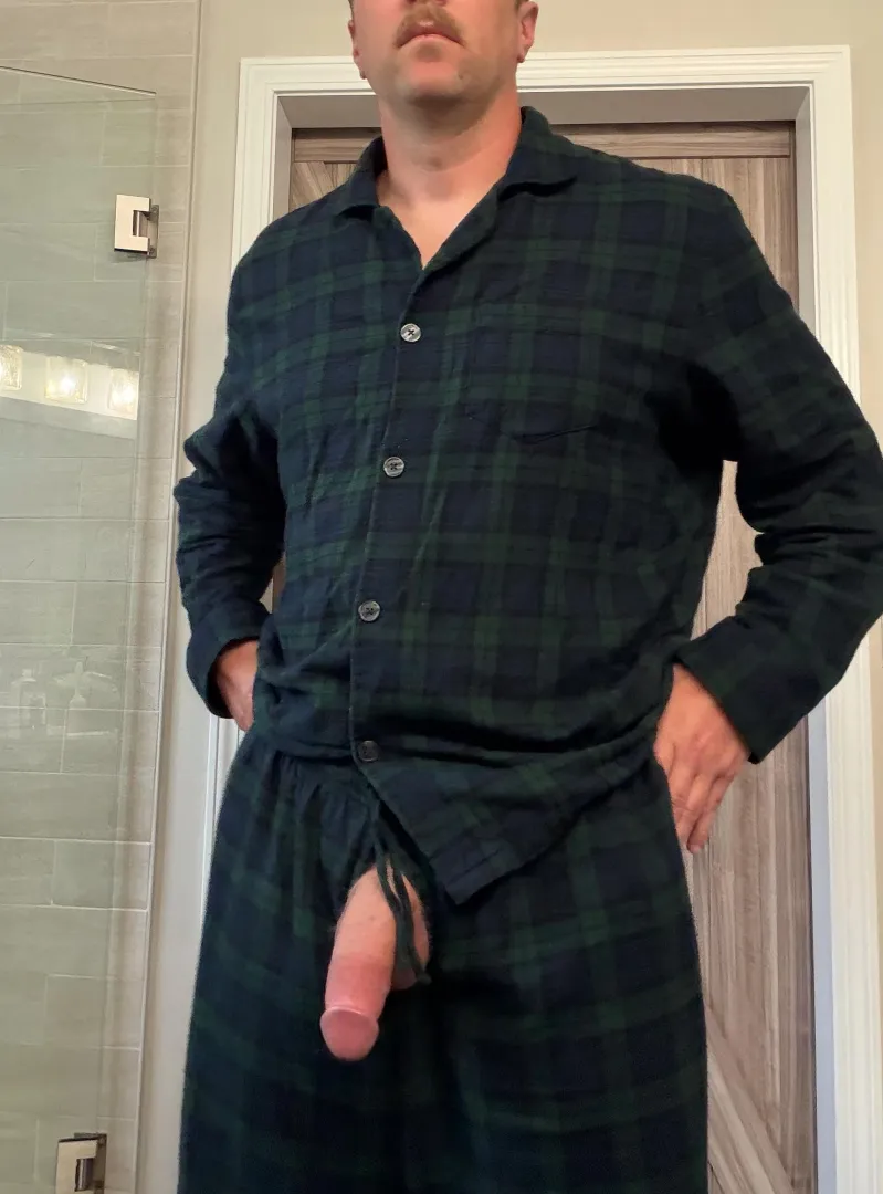 Flannel and cock