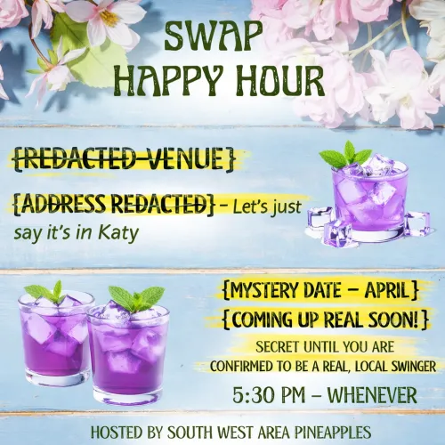 Fun, social happy hour coming up SOON, get vetted now to be in the know!