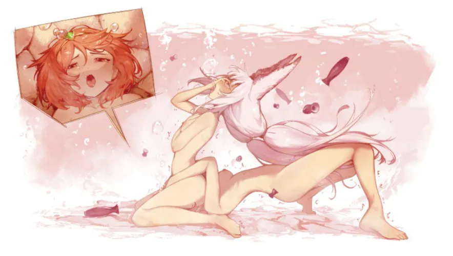 Getting pinned at the bottom of a pool is how I want to be treated by another girl