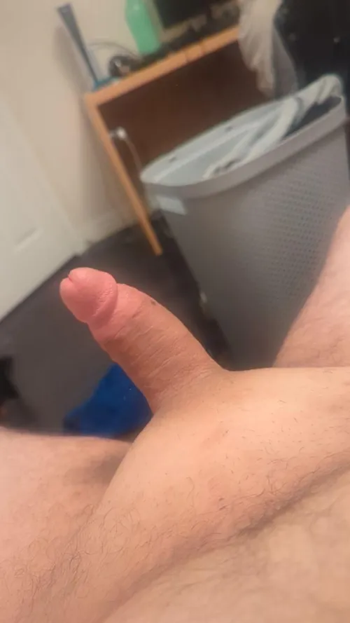 Here's mine, first time posting my small virgin cock!