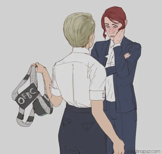 Hiss are gone, Emily can finally take off that HRA harness, Jesse is also grateful (ValentinaPaz) [Control]