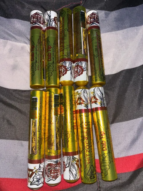 Hitz 2.3g pres with rosin dab tips