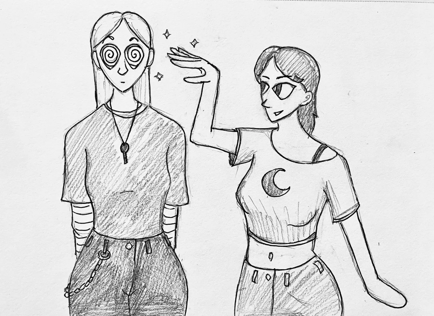 Hypnotized and at attention [OC | FriendlyWraith]