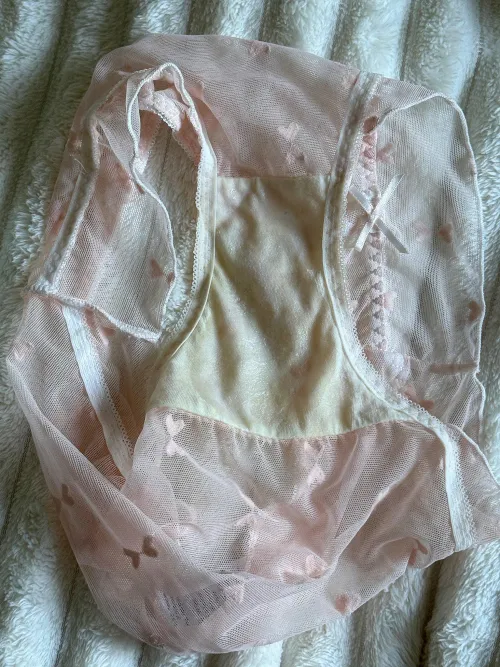 I fingered myself until my panties were drenched in fresh pussy juice.