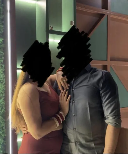 Indian couple visiting M4 Tomorrow