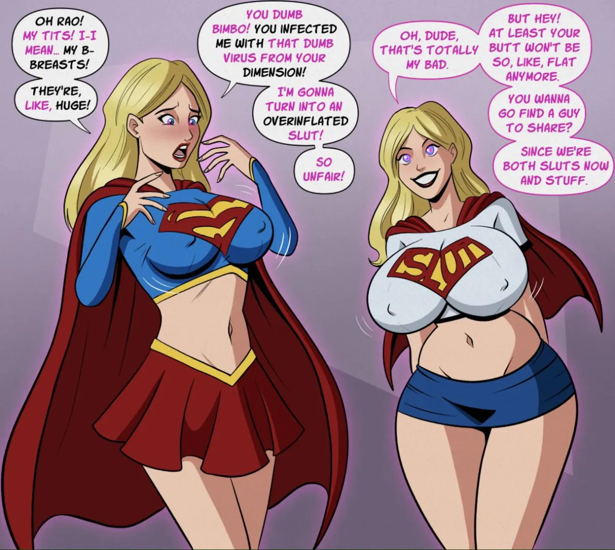 Inter-dimensional bimbo virus. [Artist: Polmanning]