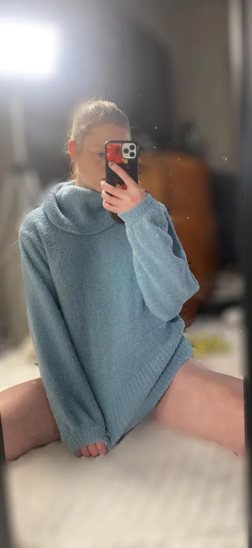 Just a small girl with a phone 