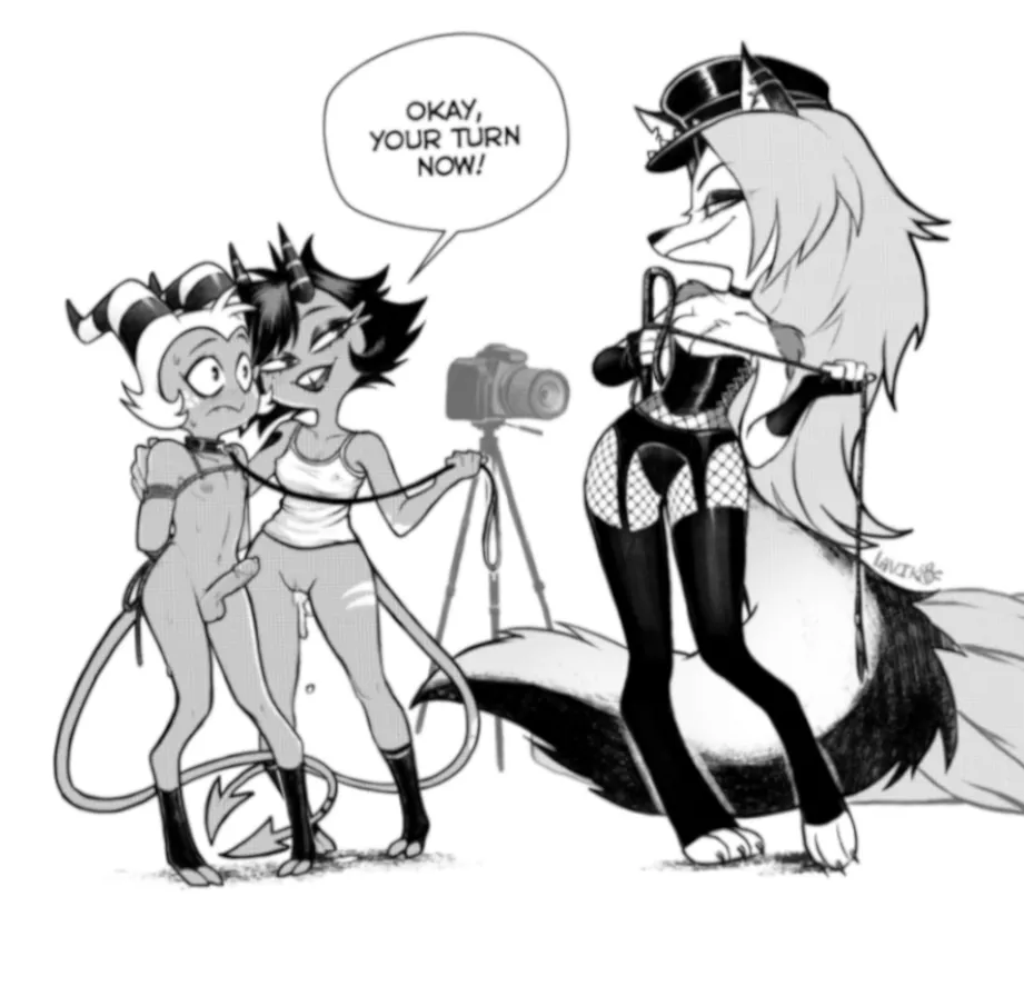 Moxxie is living a dream (laviko_weird)