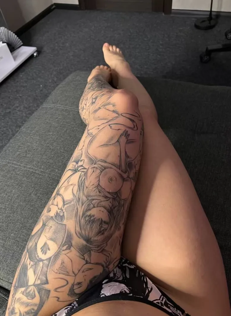 my legs and tattoos