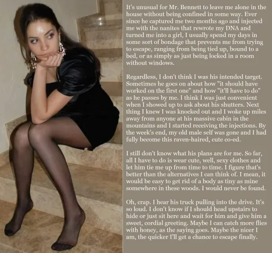 New Caption! Not Much Time Before He Returns