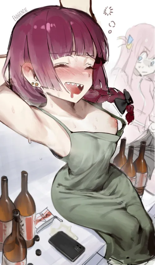 Nipple flash (EnnHentai)