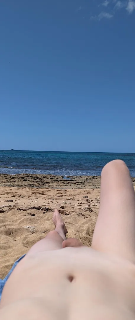 Nude beach day!