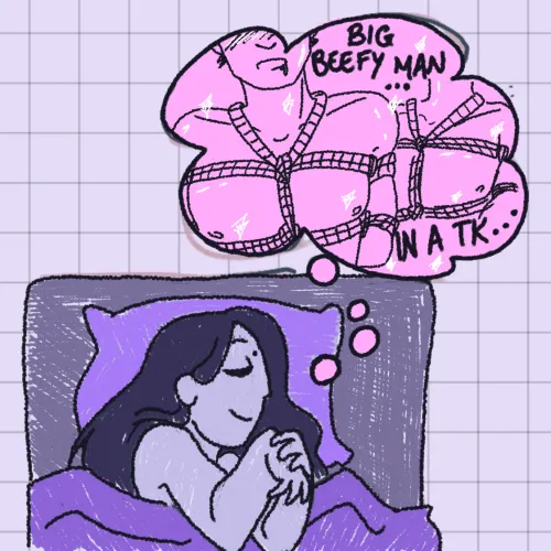 [OC] colored in a silly sketch abt one of my OCs and their dreams - TheMightySmallest