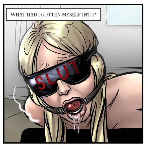 She likes to be humillited by her boss (Celestin)