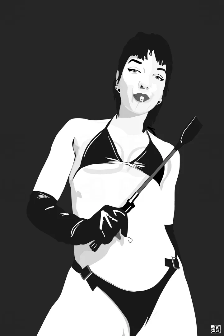 Shiny In Black by aleph Bright