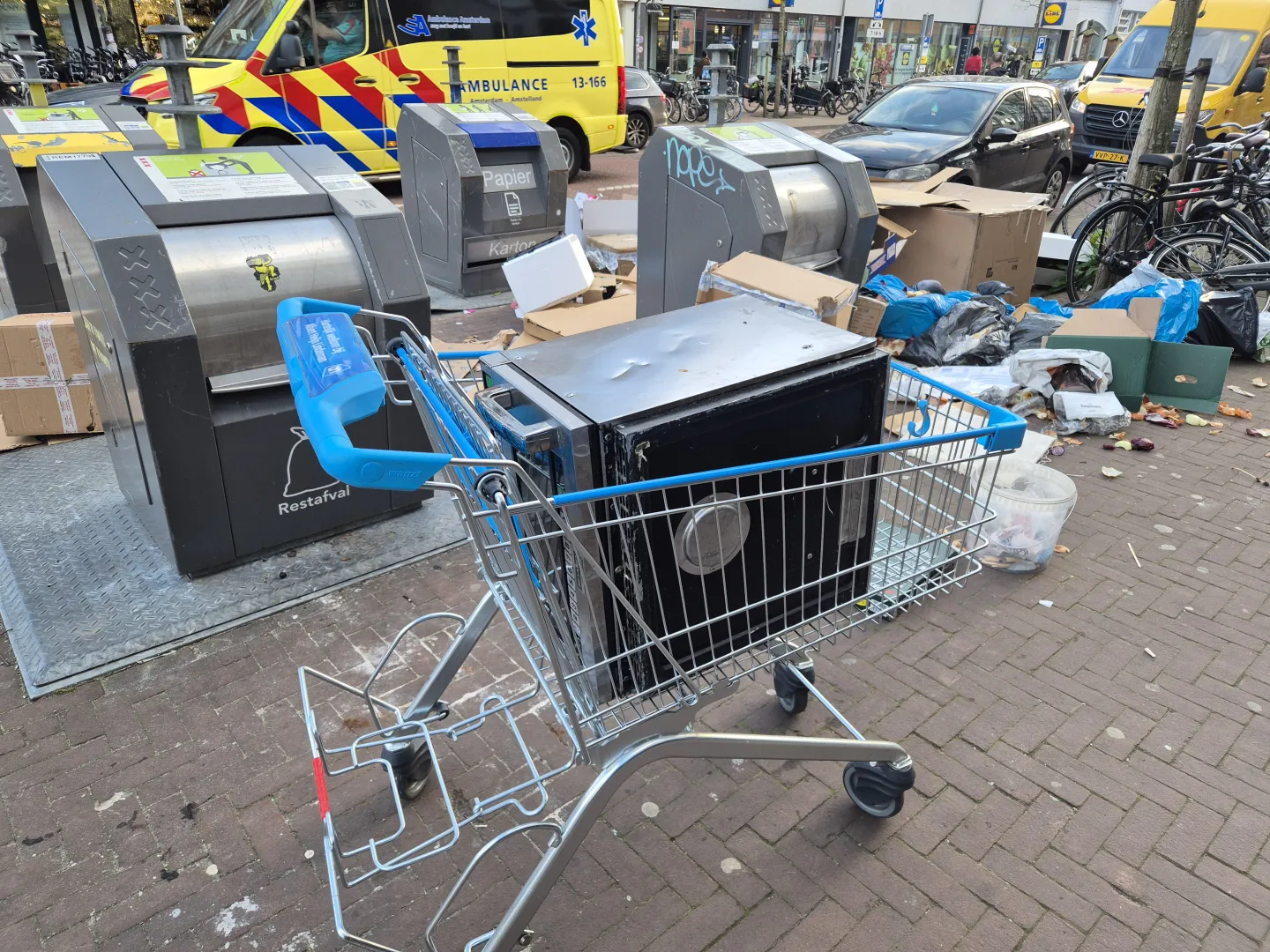 Still feisty amid the filth