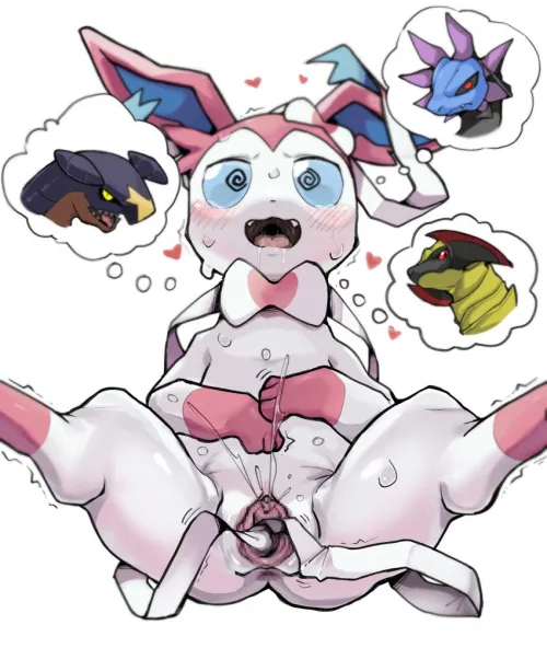 Sylveon is a simp for dragon (burnable garbage) [F]