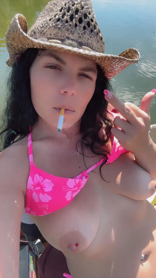 Take a hit while I ride your dick