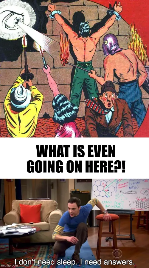 The all seeing eye is a regular at the kink club.