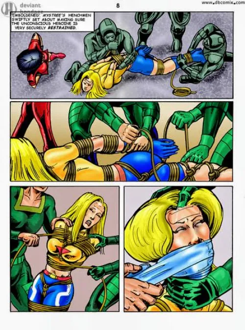 The hero captured...