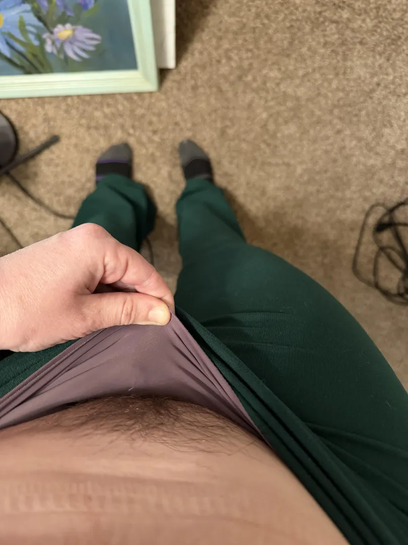 The panties & yoga pants I wore today