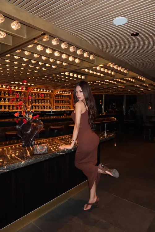 The waiter asked if we could fuck later 